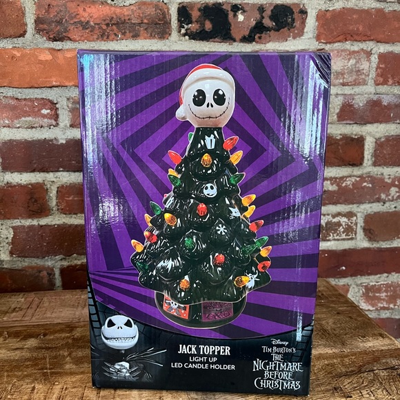 Tim Burton the night before Christmas Jack topper light up LED candle holder nwt - Picture 8 of 11
